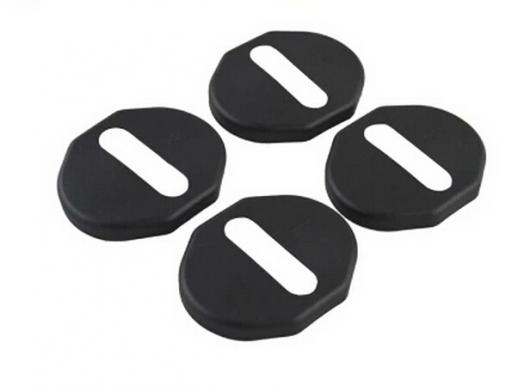 車用メッキパーツ オート ドアロックバックルカバー ショックアブソーバーパッド MITSUBISHI パジェロ ..