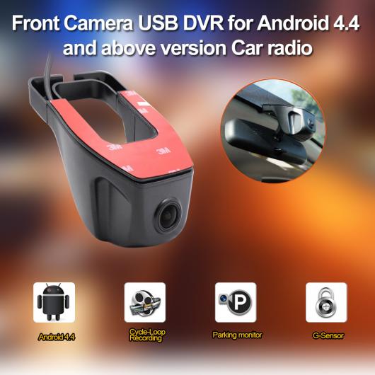 AL カー DVR USB 車載カメラ ナイトビジョン Android 4.4 以上 オートGPSナビゲーションインダッシュラジオステレオシステム ドライビング ビデオHD1080P グループ2 AL-AA-1747