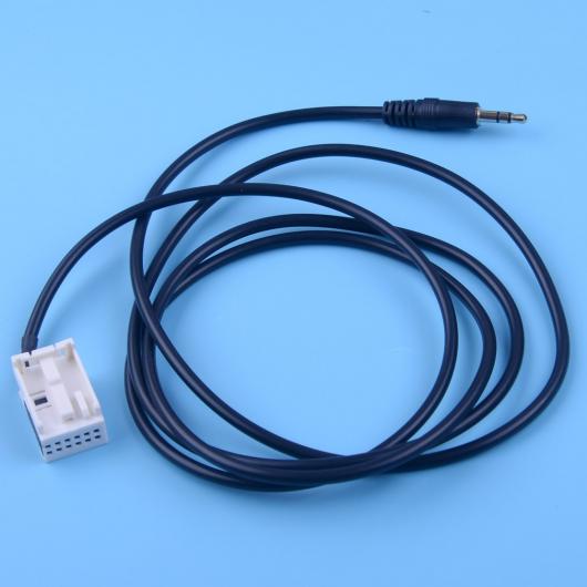 車用ケーブル MP3 プレーヤー 3.5mm オーディオ AUX ケーブル 入力 アダプタ メルセデス・ベンツ W169 W203 W209 W251 W221 SL GL CLK CL クラス AL-AA-6686 AL Car cable