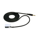 車用ケーブル ユニバーサル 3.5mm ジャック 12 ピン AUX オーディオ ケーブル MP3 プレーヤー入力 アダプタ メルセデス・ベンツ W169 W203 W209 W251 ブラック AL-AA-6737 AL Car cable