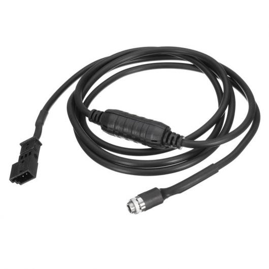 車用ケーブル カー AUX 3.5mm ケーブル オーディオ 入力アダプタ音楽 MP3 ケーブル BMW E46 E39 E53 X5 IPOD iPhone CD プレーヤー AL-AA-7108 AL Car cable