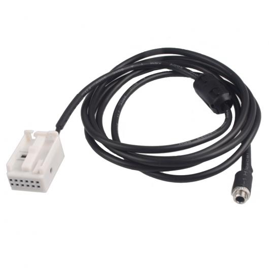 車用ケーブル カー オート AUX アダプタ ケーブル 12ピン AUX 補助 オーディオ 入力キット アダプタ ケーブル BMW E60 E61 E63 E64 カー スタイリング AL-AA-7188 AL Car cable