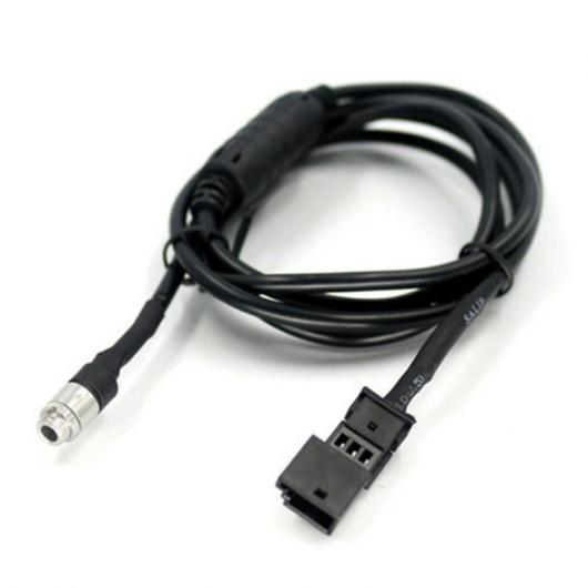車用ケーブル 3ピン 3.5mm アダプタ AUX オーディオ ケーブル BMW E39 E46 E53 X5 16: 9 CD プレーヤーナビ CD チェンジャージャックプラグ AL-AA-7206 AL Car cable