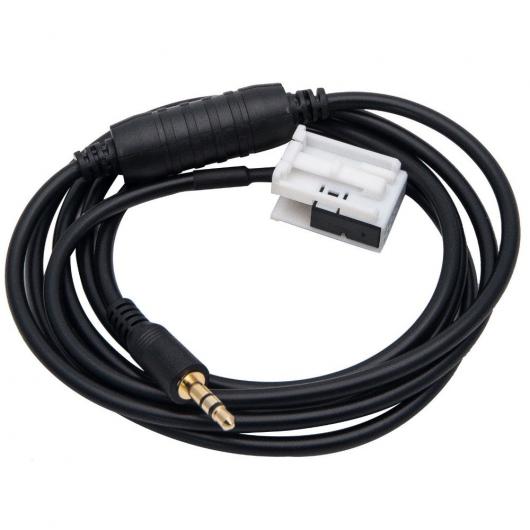 車用ケーブル 3.5mm ジャック音楽 オーディオ インタフェース AUX ケーブル BMW E60 E61 E63 5 6 シリーズ AL-AA-7319 AL Car cable