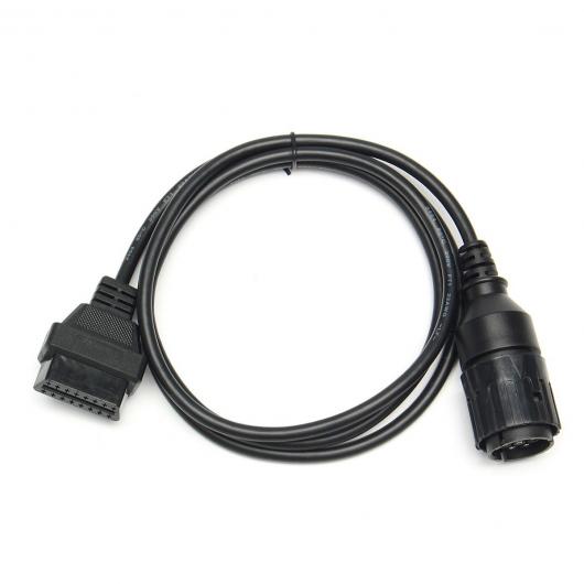車用ケーブル ユニバーサル OBD2 BMW 10ピン ケーブル オートバイMOTOBIKES診断 AL-AA-7656 AL Car cable