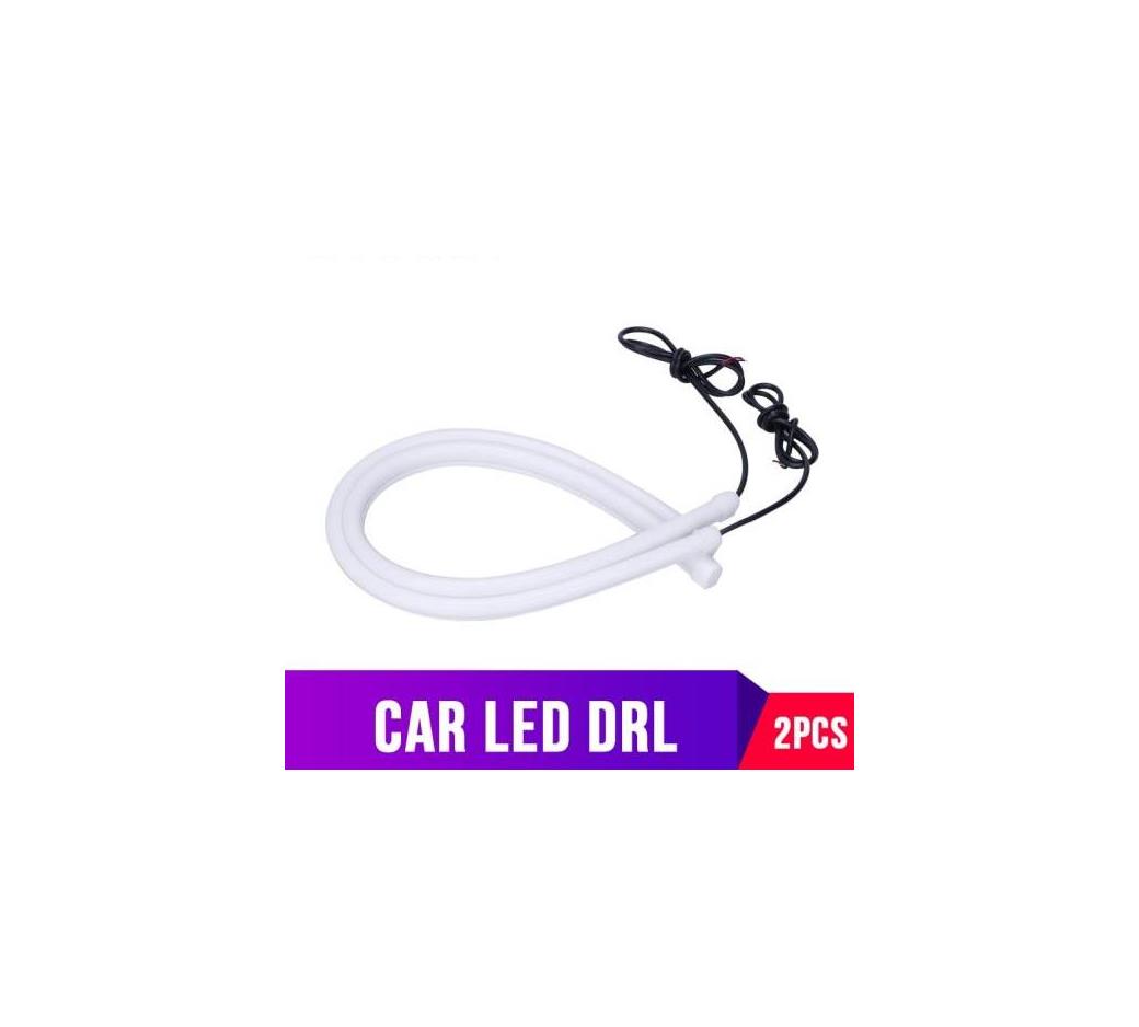 DRL カー デイタイム ランニング シグナル ライト フレキシブル エンジェルアイ LED ストリップ NEBLINEROS オート 選べる4カラー ホワイト〜イエロー 30CM (11.81 INCH ) AL-BB-1630 AL Car plating parts