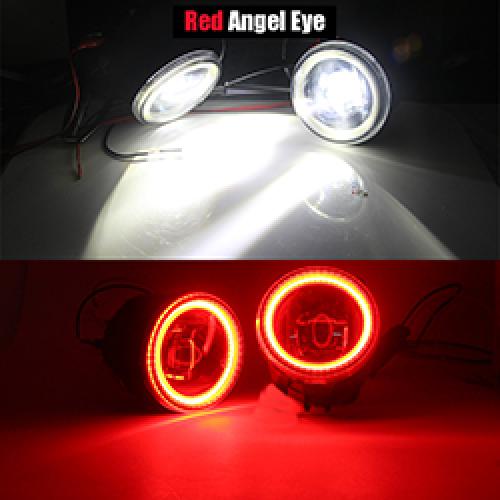 4000LM H11 LED バルブ フォグ ランプ キット DRL 12 インフィニティ FX FX35 FX37 FX45 FX50 FX30D 2006-2015 Red Angel Eye AL-BB-1720 AL Car light