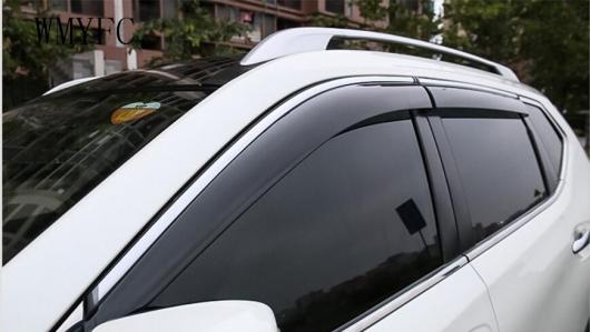 2014-2017 日産 エクストレイル ローグ T32 ウィンドウバイザーベント サンシェード レイン デフレクター ガード日よけ AL-BB-1771 AL Car plating parts