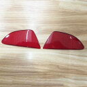 ABS デミオ デミオDJ 2014 2015 2016 リア フォグ ライト カバー レッド キャップ ランプ トリム Red Cap AL-BB-7136 ...
