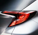 ABS クローム リア テール ライト ランプ モールディング カバー 6ピース トヨタ C-HR 2016 2017 AL-BB-6800 AL Car plating parts(2)