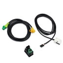 USB AUX スイッチソケット ケーブル アダプタ V W ゴルフ RCD510 RCD300 + 2005-2013 AL-BB-7593 AL Car parts