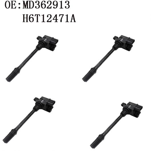 4ピース イグニッションコイル 三菱 カリスマ GOLT ボルボ S40 H6T12471A MD362913 AL-CC-1885 AL Car parts