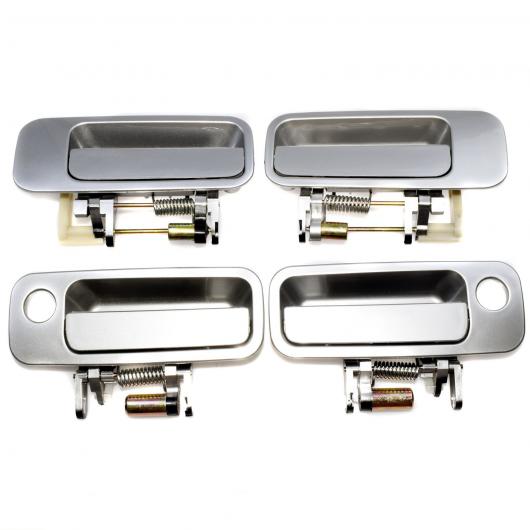 シルバーフロントリア 左 右アウトサイドドアハンドル 69210AA010 69220-AA010 69240AA010 69230AA010 トヨタ カムリ 1997-2001 選べる2バリエーション front left right・rear left right AL-CC-2161 AL Car parts