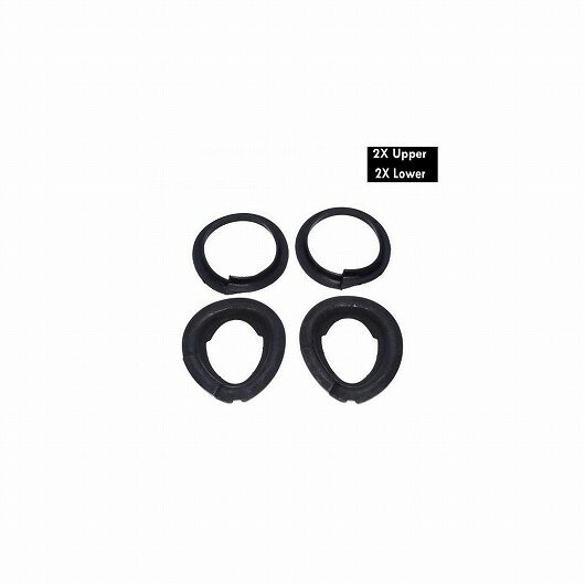 フロントアッパー＆下サスペンション スプリング パッドインシュレータ BMW E46 E39 E60 E61 E63 E64 3 5 6 シリーズ ブラック AL-CC-2915 AL Car parts