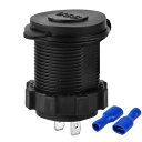 防水デュアル USB 充電ソケット電源コンセント 3.1A LED インジケータ ボート 携帯 スペアパーツ AL-DD-1192 AL Car parts