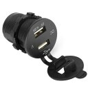 4.2A デュアル USB 充電器シガーライター アダプタ ソケット ディスプレイ アクセサリー AL-DD-1517 AL Car parts
