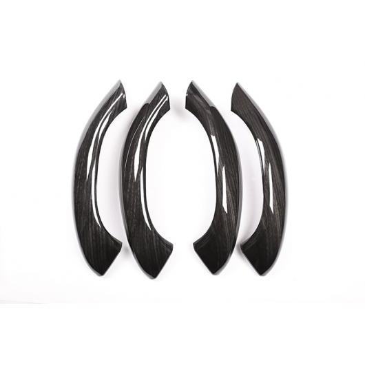 4個 ブラック 木目 ABS 樹脂内装ドアハンドル BMW X1 F48 2016-2019 BMW X2 F47 2018-2019 ブラック AL-DD-4803 AL Interior parts for cars