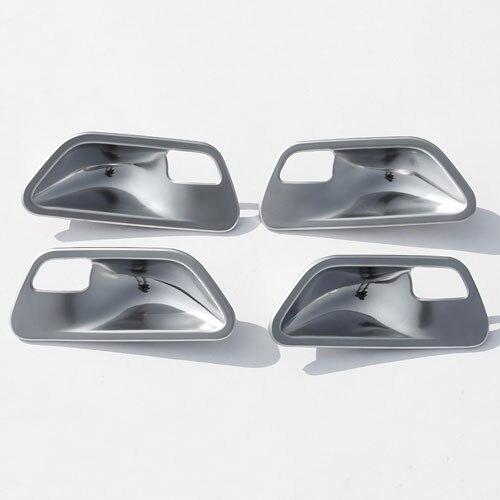 4ピース ABS クロームインテリアドアハンドルボウルトリム カバー ステッカー BMW 3 4シリーズF30 F32 F35 316i 318i 320Li 2013-2017 シルバー AL-DD-5891 AL Interior parts for cars