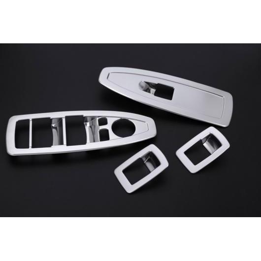 4個 ブラック 木目 BMW X1 F48 2015 2016 20i 25i 25LE 2016-2019 ウィンドウリフト スイッチ ボタン トリム X2 F47 2018 2019 Silver AL-DD-5956 AL Interior parts for cars