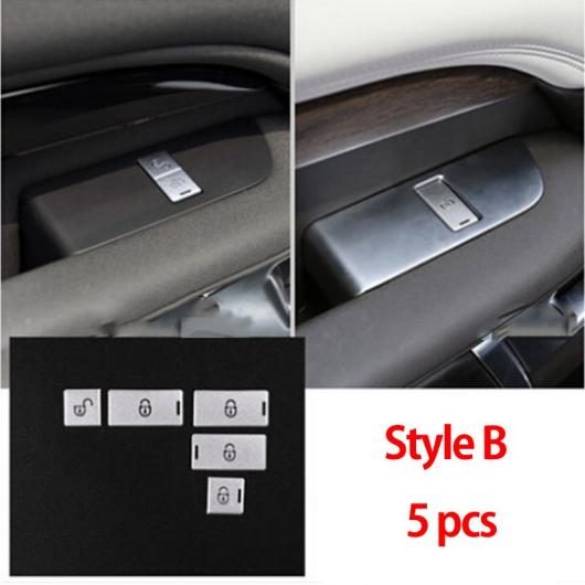 アルミ合金 ウインドウリフトボタントリムローバーディスカバリー 5 LR5 L462 2017 2018 2019 No Seat memory AL-DD-6111 AL Interior parts for cars