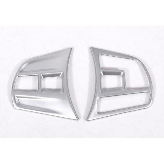 マットクロームインテリアステアリングホイールボタン カバー トリム BMW 3 4シリーズF30 F34 GT 2014-2017 シルバー AL-DD-6435 AL Interior parts for cars