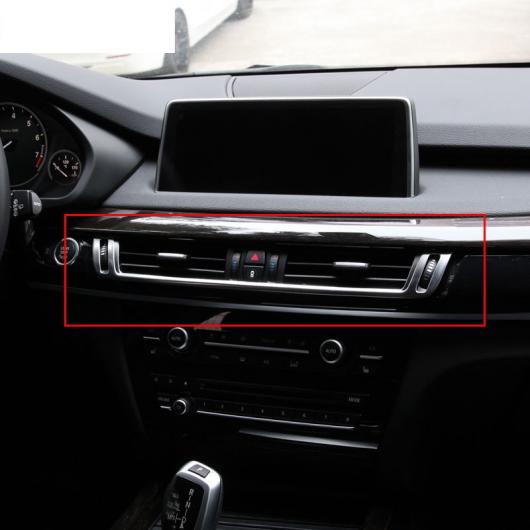 BMW X5 X6 F15 F16 2015-2017 ABS コンソール エアコン ベント カバー フレームトリムステッ AL-DD-6085 AL Interior parts for cars