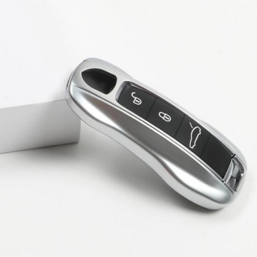 キー ケース 装飾 ポルシェ パナメーラ 2017-18 ABS キー ホルダー シルバー AL-DD-7561 AL Interior parts for cars