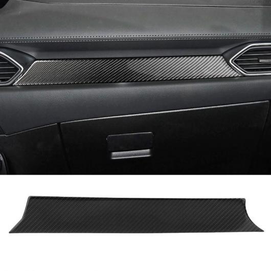 車用内装パーツ リアル カーボンファイバー コンソール ダッシュボード 装飾 ストリップ トリム フレーム ステッカー 適用: マヅダ CX-5 2017-2018 AL-DD-8935 AL Interior parts for cars