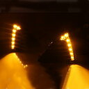 1 ペア LED DRL デイタイム ランニング ライト バンパー フロント フォグランプ イエロー ターンシグナル 12V ハイ パワー 適用: フォード ホワイト & イエロー AL-EE-3841 AL Car parts(2)