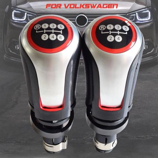 楽天オートパーツエージェンシースティック シフト ノブ 5速/6速 マニュアル ギア シフト レバー ハンド シフター 適用: VW フォルクスワーゲン ゴルフ 5/ゴルフ 5速・サークル〜6速・マット シルバー AL-EE-3809 AL Car parts