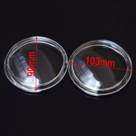 2個 オーバル 103×90mm フォグ ランプ ライト 強化ガラス 防曇 ガラス 適用: 日産 アルティマ キャシュ..