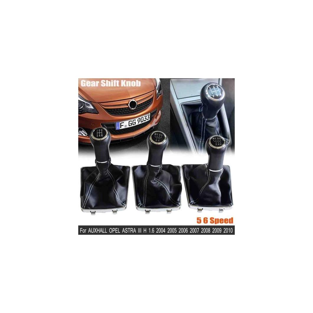 5/6速 ギア シフト レバー ノブ スティック 適用: ボクスホール オペル アストラ III H 1.6 2004-2010 ゲートル ブーツ カバー 5速・ハンド・6速・ハンド AL-EE-4096 AL Car parts