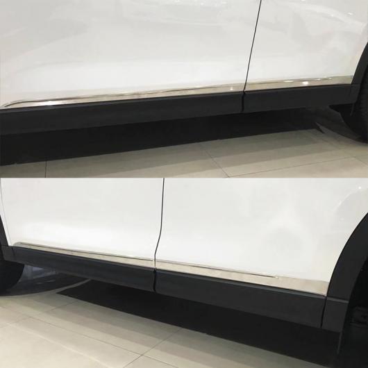 適用: マツダ CX-5 CX5 KF 2017-2019 クローム ドア サイド ボディ トリム カバー ストリップ プロテクター 装飾 ステンレス AL-EE-5729 AL Car parts