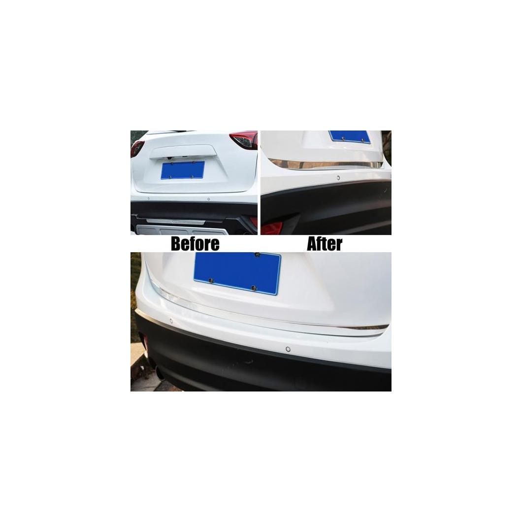 適用: マツダ CX-5 CX5 KE 2012-2016 ステンレス リア トランク テールゲート ドア メンバー カバー トリム エッジ ストリップ 装飾 AL-EE-5714 AL Car parts