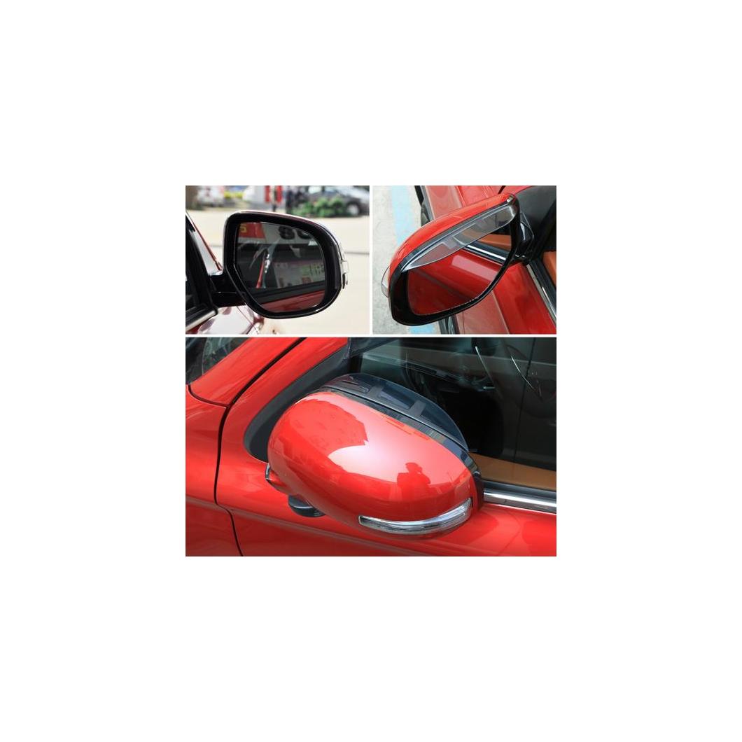 適用: 三菱 アウトランダー 2013-2016 2017-2019 ドア サイド リア ビュー ミラー レイン ガード バイザー シェード シールド カバー アクセサリー AL-EE-5779 AL Exterior parts for cars