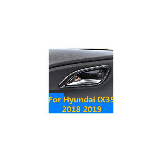 適用: ヒュンダイ IX35 2018 2019 インナー ドア ハンドル カバー ボウル フレーム トリム ステッカー 装飾 ブラック チタン〜シルバー AL-EE-7015 AL Exterior parts for cars