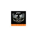 適用: ホンダ CRV C-RV 2017-18 ABS クローム カーボンファイバー ミドル CD センター コントロール ストライプ 装飾 ブラック スタイル 2~シルバー スタイル 2 AL-EE-7156 AL Exterior parts for cars