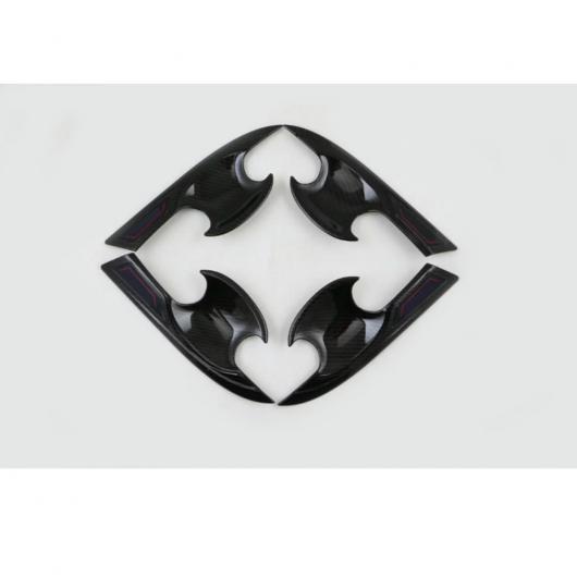 カバー トリム ドア ボウル スティック ランプ 4ピース/セット 適用: ホンダ シビック 10世代 セダン 2016 2017 2018 ブラック AL-EE-7630 AL Exterior parts for cars