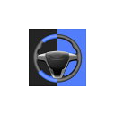ブラック ブルー PUレザー 継ぎ合わせ デザイン ステアリング ホイール カバー 適用: ラーダ ヴェスタ エクスレイ 2015 2016 2017 2018 2019 レッド ブラック〜ピンク ブラック AL-EE-8544 AL Car parts(2)