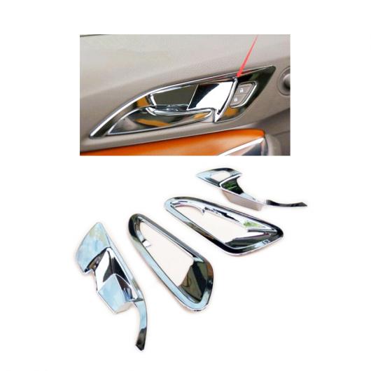 適用: シボレー クルーズ 2015 ABS クローム トリム インテリア ドア ハンドル フレーム カバー トリム ドア ハンドル ボウル カバー 4ピース AL-FF-2209 AL Interior parts for cars