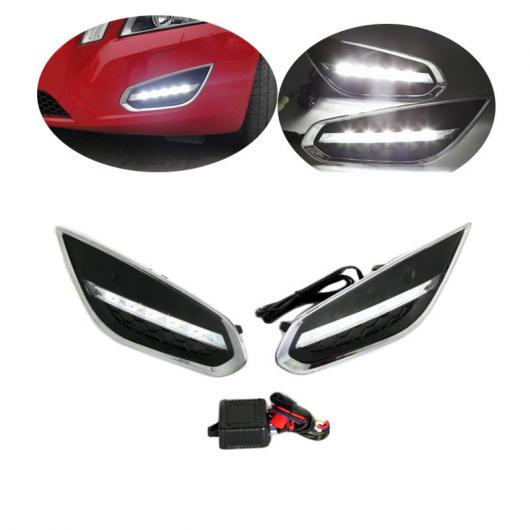 2ピース LED DRL 適用: ボルボ S60 S 60 2013 デイタイム ランニング ライト 防水 フォグランプ フォグ AL-FF-1329 AL Car parts