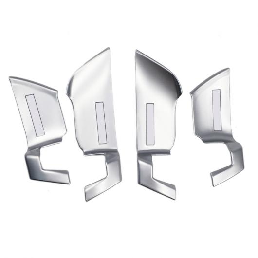 4ピース インテリア インサイド ドア インナー ハンドル ボウル フレーム ランプ 適用: ホンダ アコード 2018 ABS シルバー マット AL-FF-1411 AL Interior parts for cars