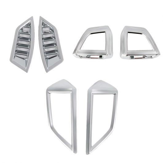 ABS エアコン吹き出し口 吹き出し口 スタイリング ガーニッシュ カバー フレーム トリム 2ピース 適用: スバル フォレスター SK 2018 2019 マット AL-FF-1451 AL Interior parts for carsのサムネイル
