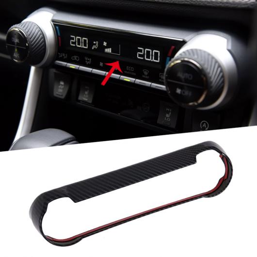 楽天オートパーツエージェンシーエアコン 吹き出し口 ベント カバー トリム アームレスト ボックス リア 適用: トヨタ RAV4 RAV 4 2019 2020 カーボンファイバー スタイル コンディション スイッチ AL-FF-1775 AL Interior parts for cars