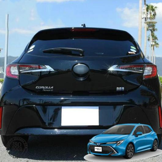 ABS クローム リア テール ランプ ライト 装飾 トリム 適用: トヨタ カローラ スポーツ ハッチ ハッチバック オーリス 2019 2020 AL-FF-3547 AL Car parts