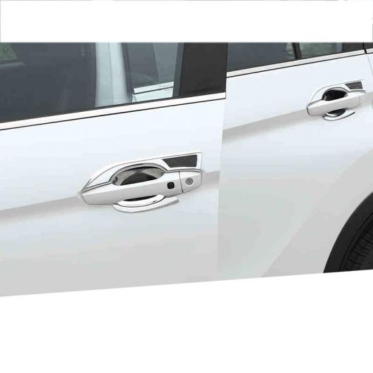 アウトサイド ドア ハンドル カバー 適用: 三菱 エクリプス クロス 2018 2019 2020 インテリア アクセサリー 光沢 シルバー 1・光沢 シルバー 2 AL-FF-4161 AL Interior parts for cars