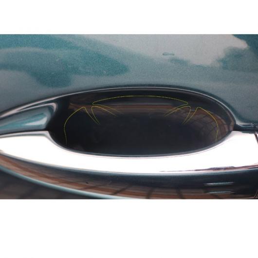 スキン ドア ボウル ステッカー 保護 フィルム 適用: プジョー 5008 3008 2019 2020 インテリア アクセサリー 4 ピース AL-FF-4326 AL Interior parts for cars