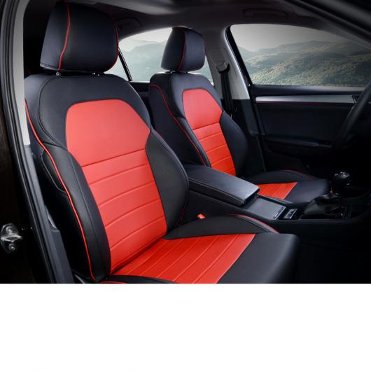 ラグジュアリー レザー カーシート カバー 適用: シュコダ スペルブ 2016 2017 2018 2019 2020 インテリア レッド NO ピロー・ブラウン NO ピロー AL-FF-4571 AL Interior parts for cars