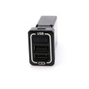 適用: レクサス NX NX200 NX200T NX300 NX300H USB 充電器 コネクタ インテリア モールディング アクセサリー スタイリング タ...