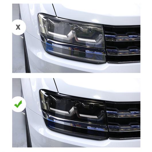 TPU トランスペアレント ブラック ヘッドライト 保護 フィルム 適用: フォルクスワーゲン アトラス テラモント 2017 2018 2019 2020 傷つき防止 AL-FF-5244 AL Car parts